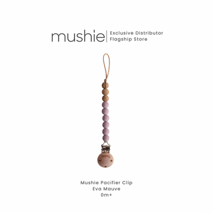 Mushie Silicone Pacifier Clip