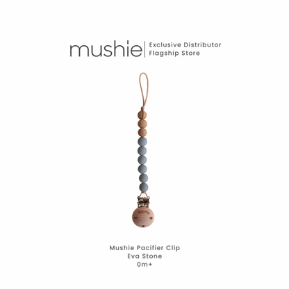 Mushie Silicone Pacifier Clip