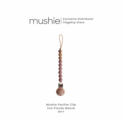 Mushie Silicone Pacifier Clip