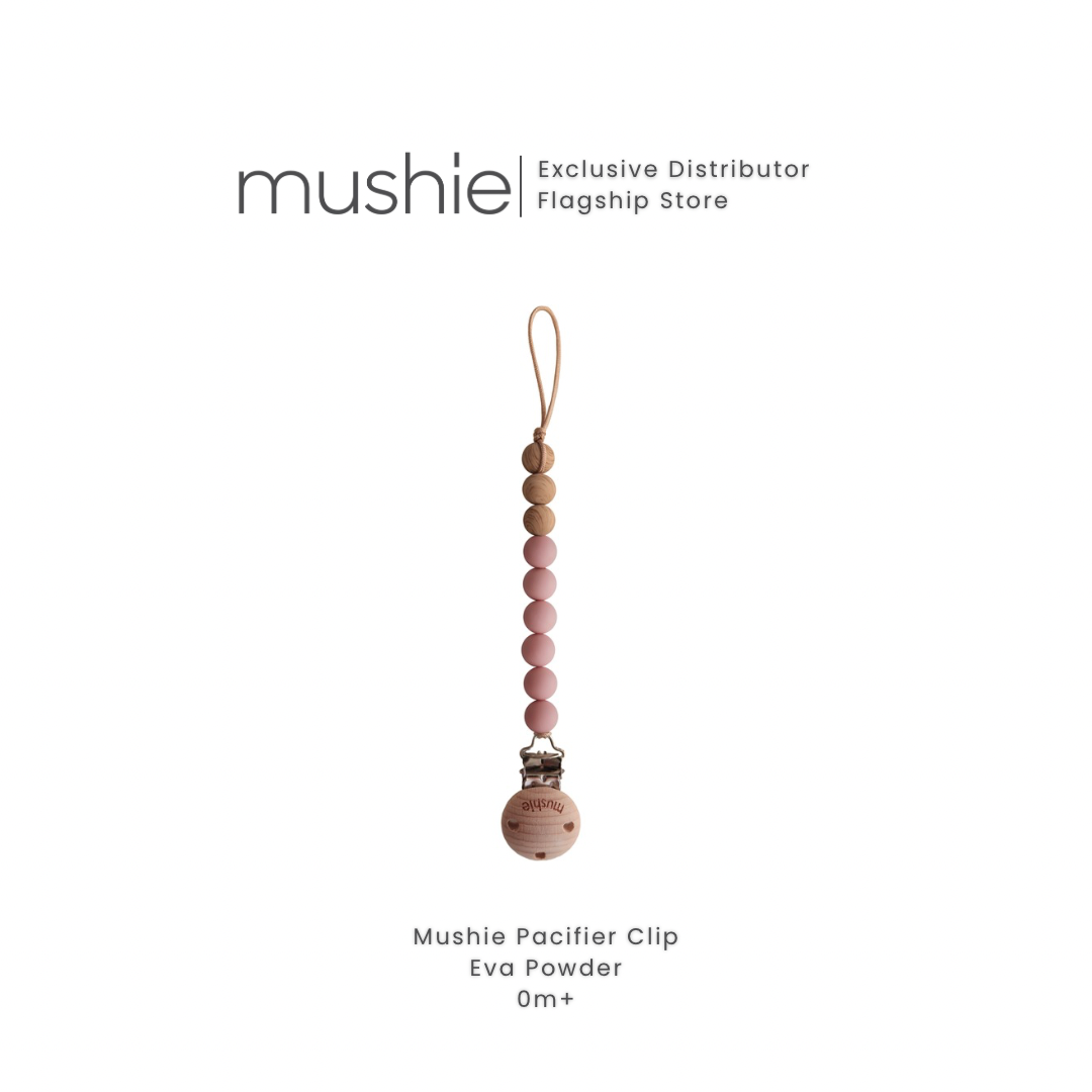 Mushie Silicone Pacifier Clip