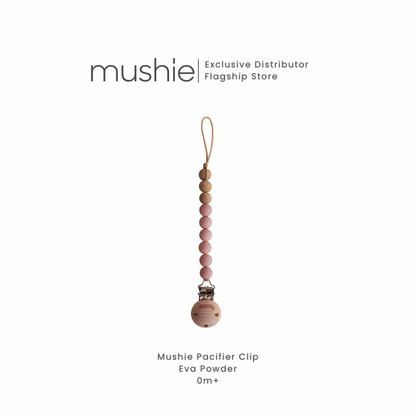 Mushie Silicone Pacifier Clip