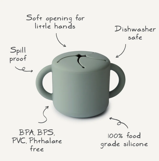 MUSHIE Silicone Snack Cup