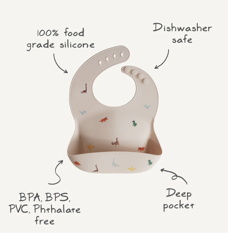MUSHIE Silicone Baby Bib