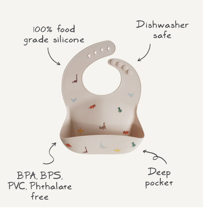 MUSHIE Silicone Baby Bib