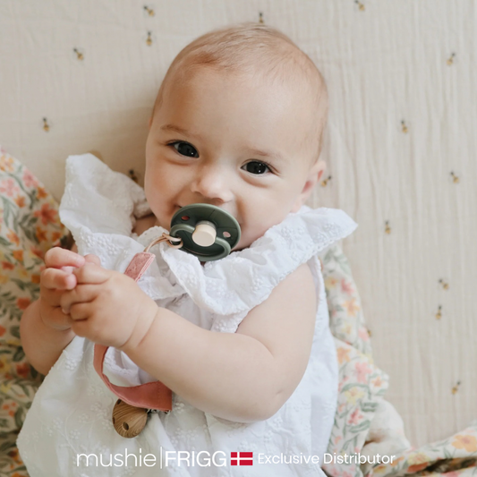 FRIGG Little Vikings Natural Rubber Latex Baby Pacifier (Single Pack)