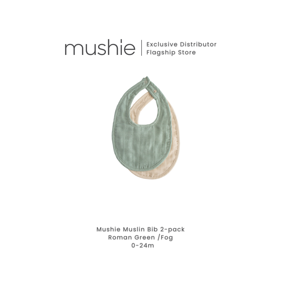 MUSHIE  Muslin Bib 2 - Pack