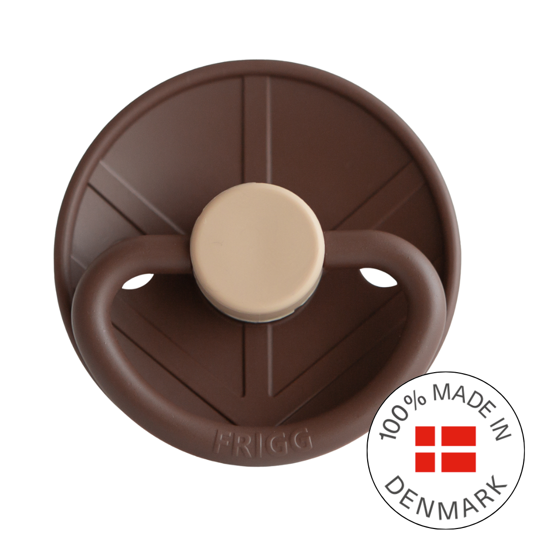 FRIGG Little Vikings Natural Rubber Latex Baby Pacifier (Single Pack)