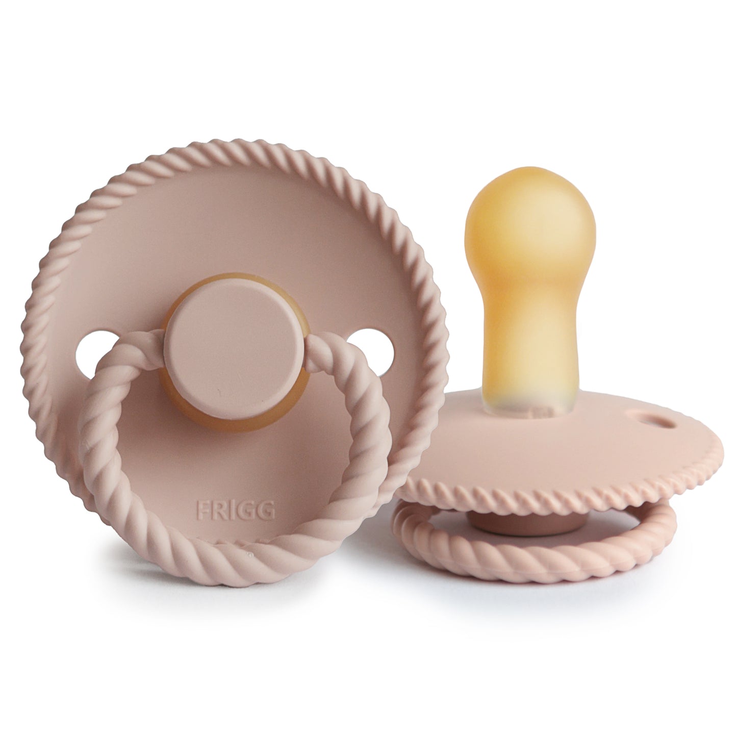 FRIGG Rope Natural Rubber Baby Pacifier (Single Pack)