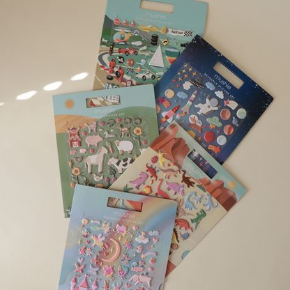 Mushie Reusable Sticker Set