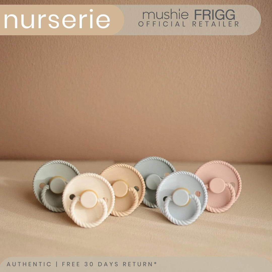 FRIGG Rope Natural Rubber Baby Pacifier (Single Pack)