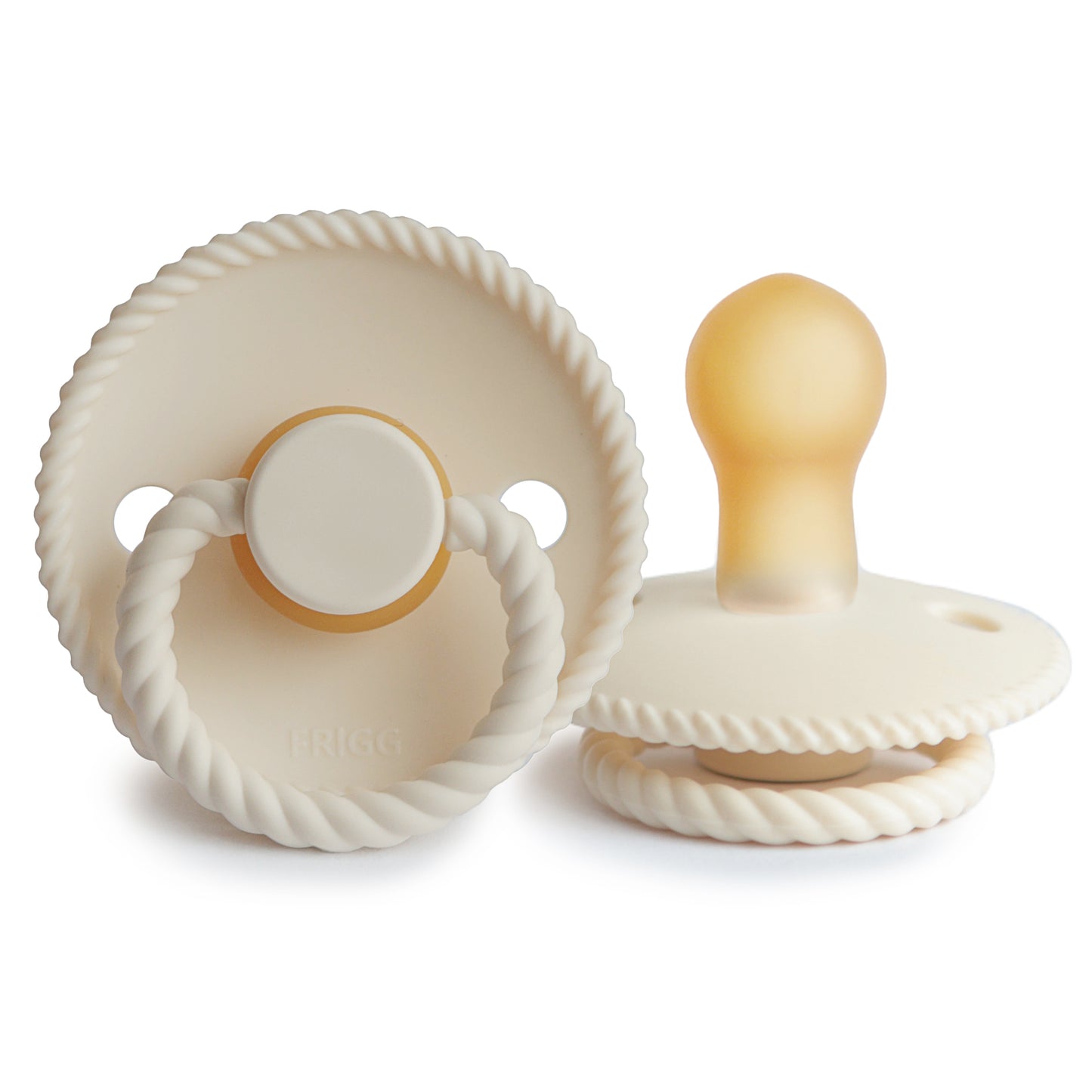 FRIGG Rope Natural Rubber Baby Pacifier (Single Pack)