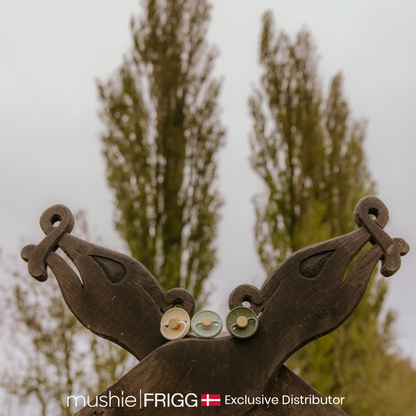 FRIGG Little Vikings Natural Rubber Latex Baby Pacifier (Single Pack)