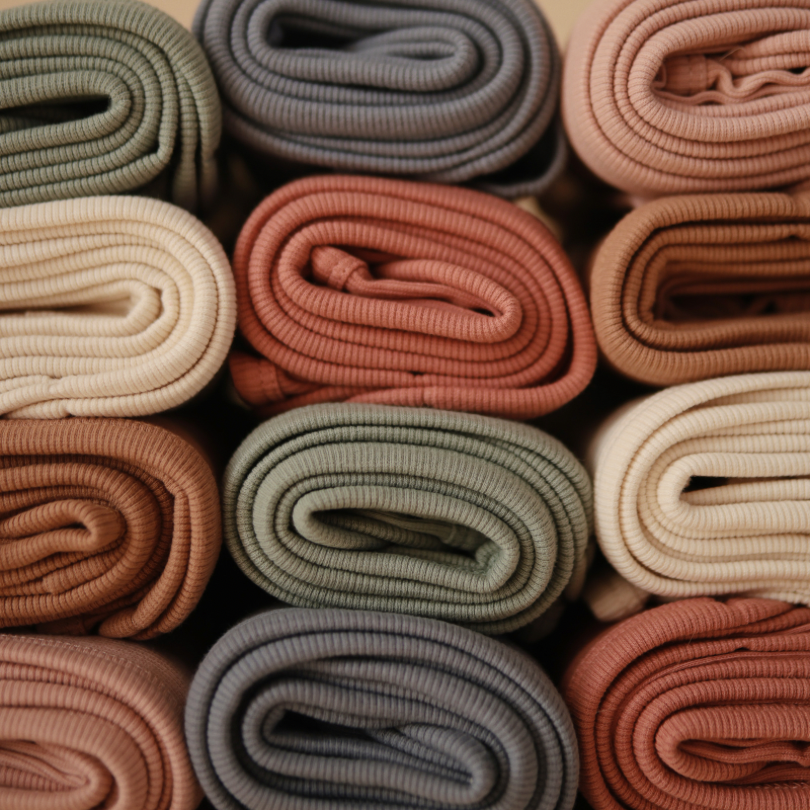Mushie Organic Cotton Blend Ribbed Softness Baby Blanket