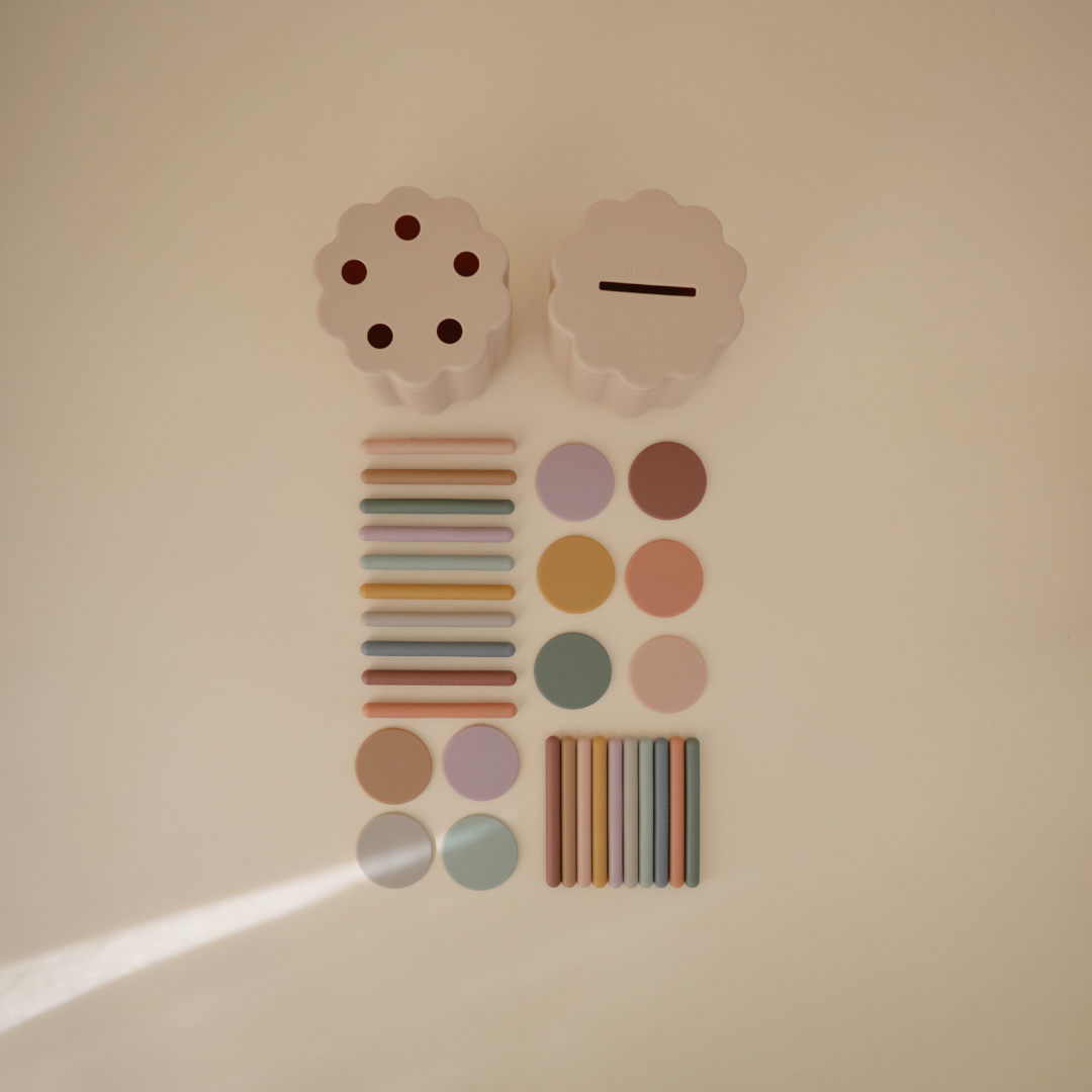 Mushie Coin & Tube Sorting Set