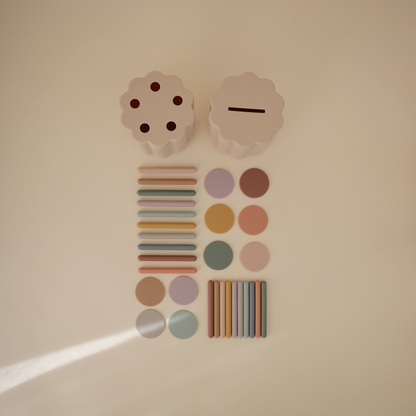 Mushie Coin & Tube Sorting Set