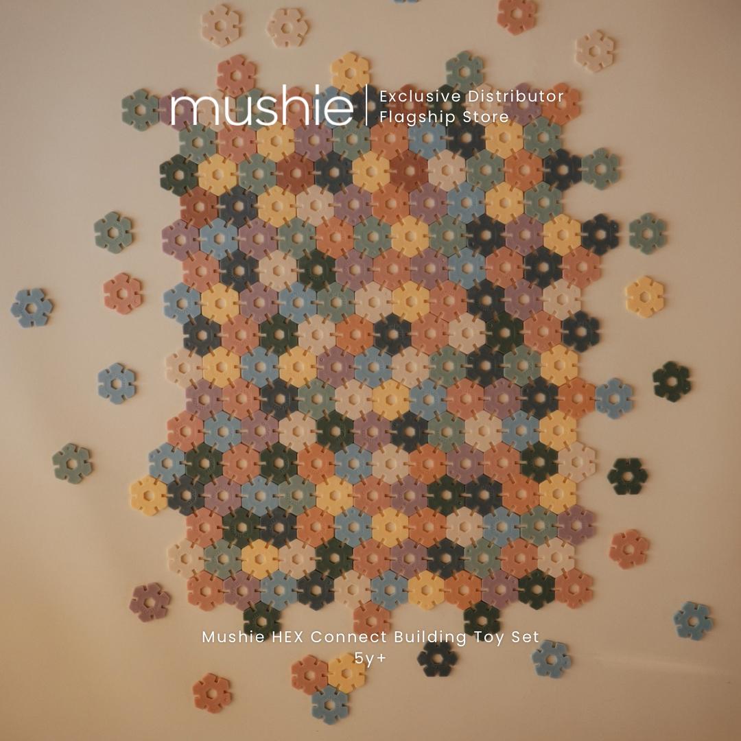 MUSHIE HEX Connect Building Toy Set