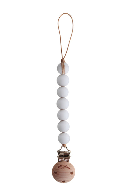 Mushie Silicone Pacifier Clip