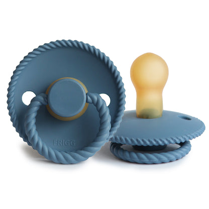 FRIGG Rope Natural Rubber Baby Pacifier (Single Pack)
