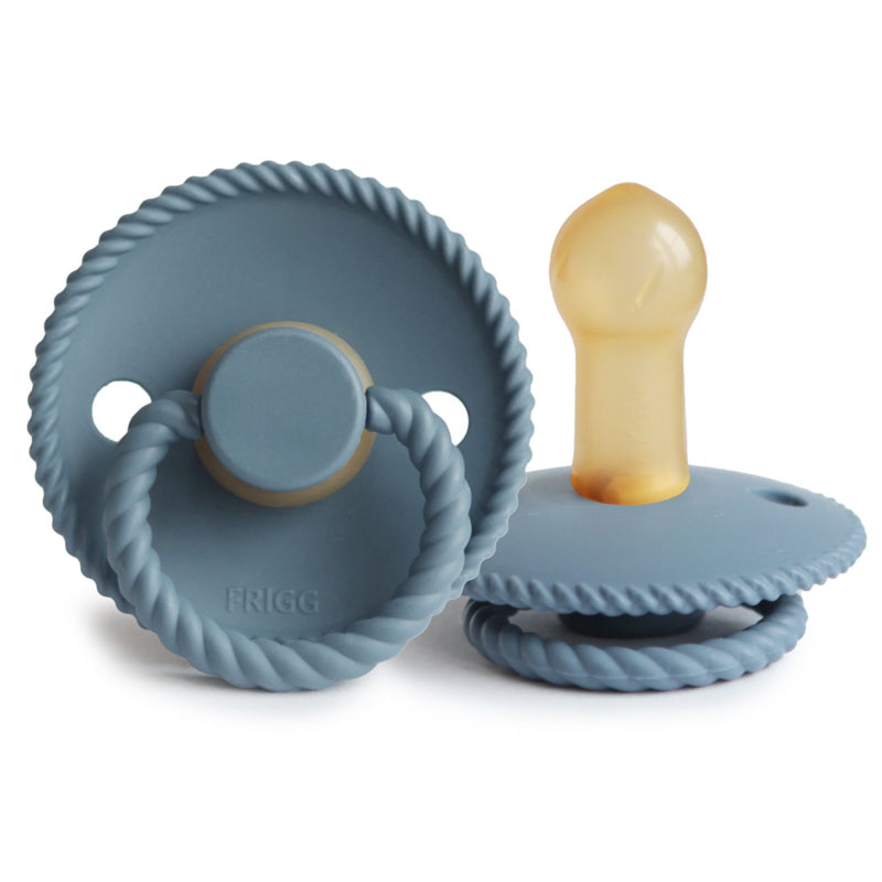 FRIGG Rope Natural Rubber Baby Pacifier (Single Pack)