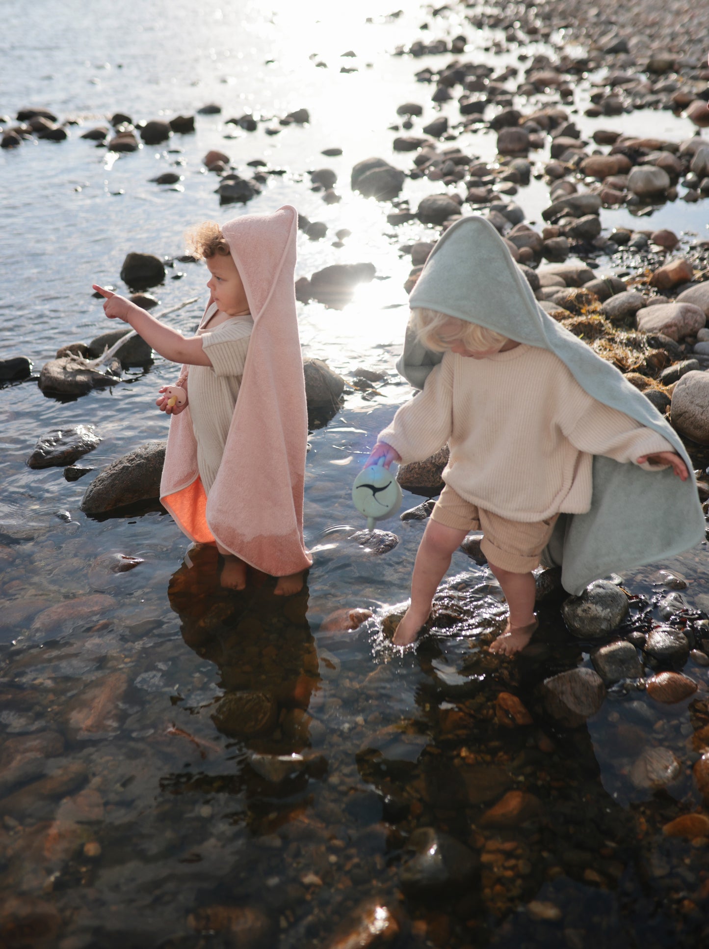 MUSHIE Organic Cotton Baby Hooded Towel