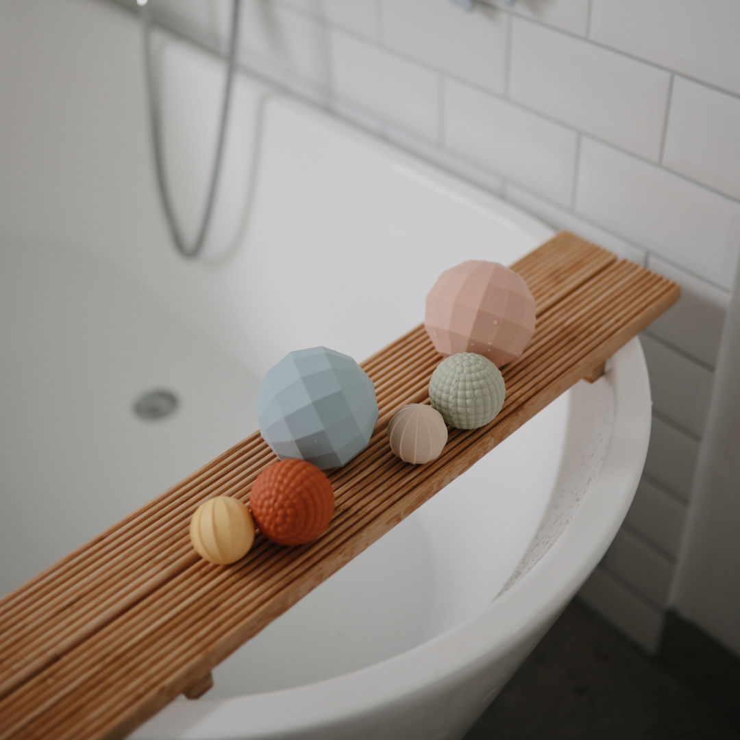 Mushie Nesting Spheres Sensory Toy