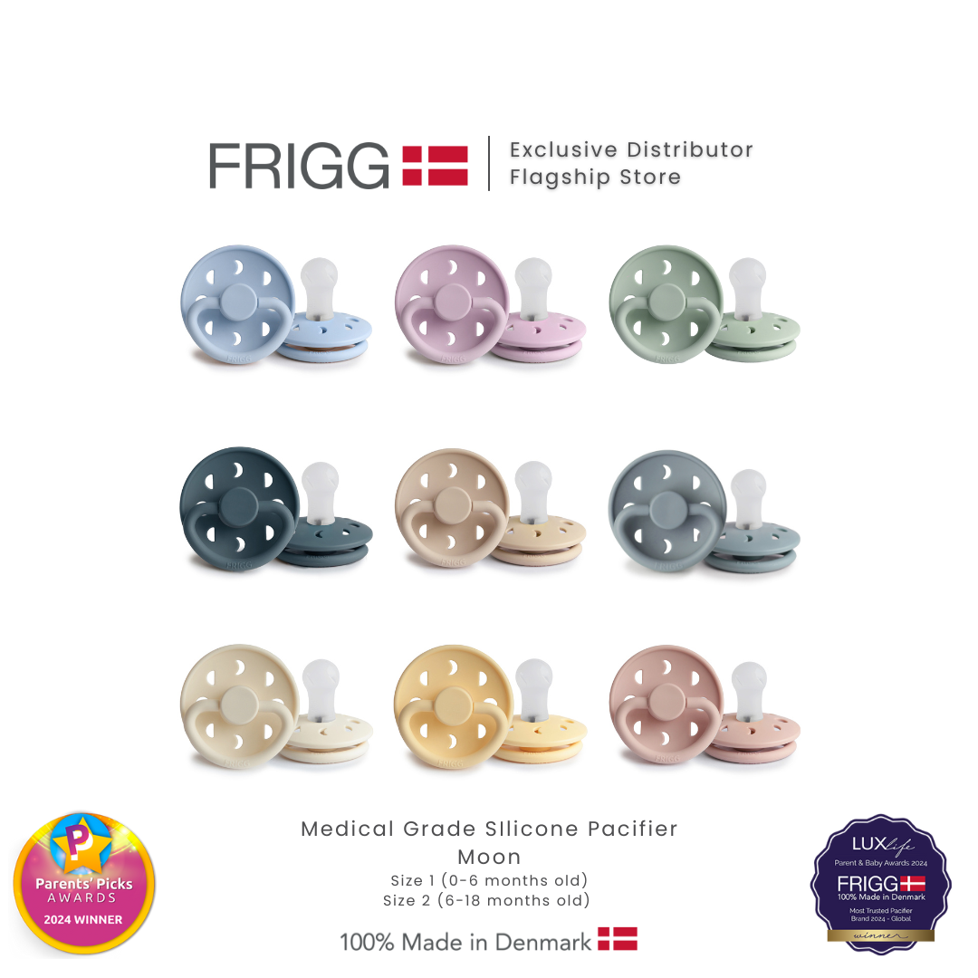 FRIGG Moon Silicone Baby Pacifier (Single Pack)
