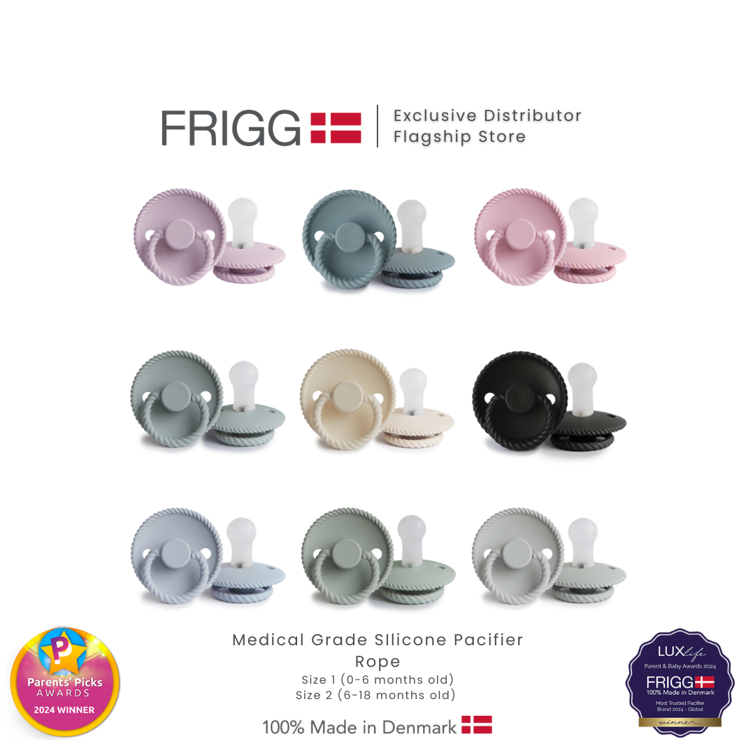 FRIGG Rope Silicone Baby Pacifier (Single Pack)
