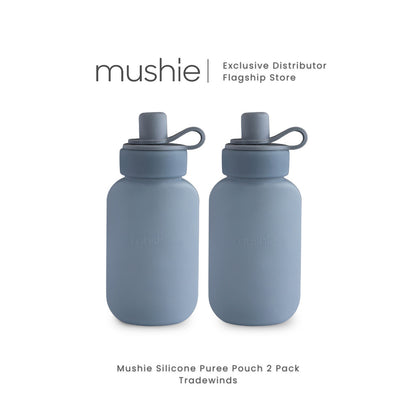 Mushie Silicone Puree Pouch 2-Pack