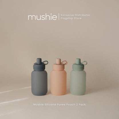 Mushie Silicone Puree Pouch 2-Pack