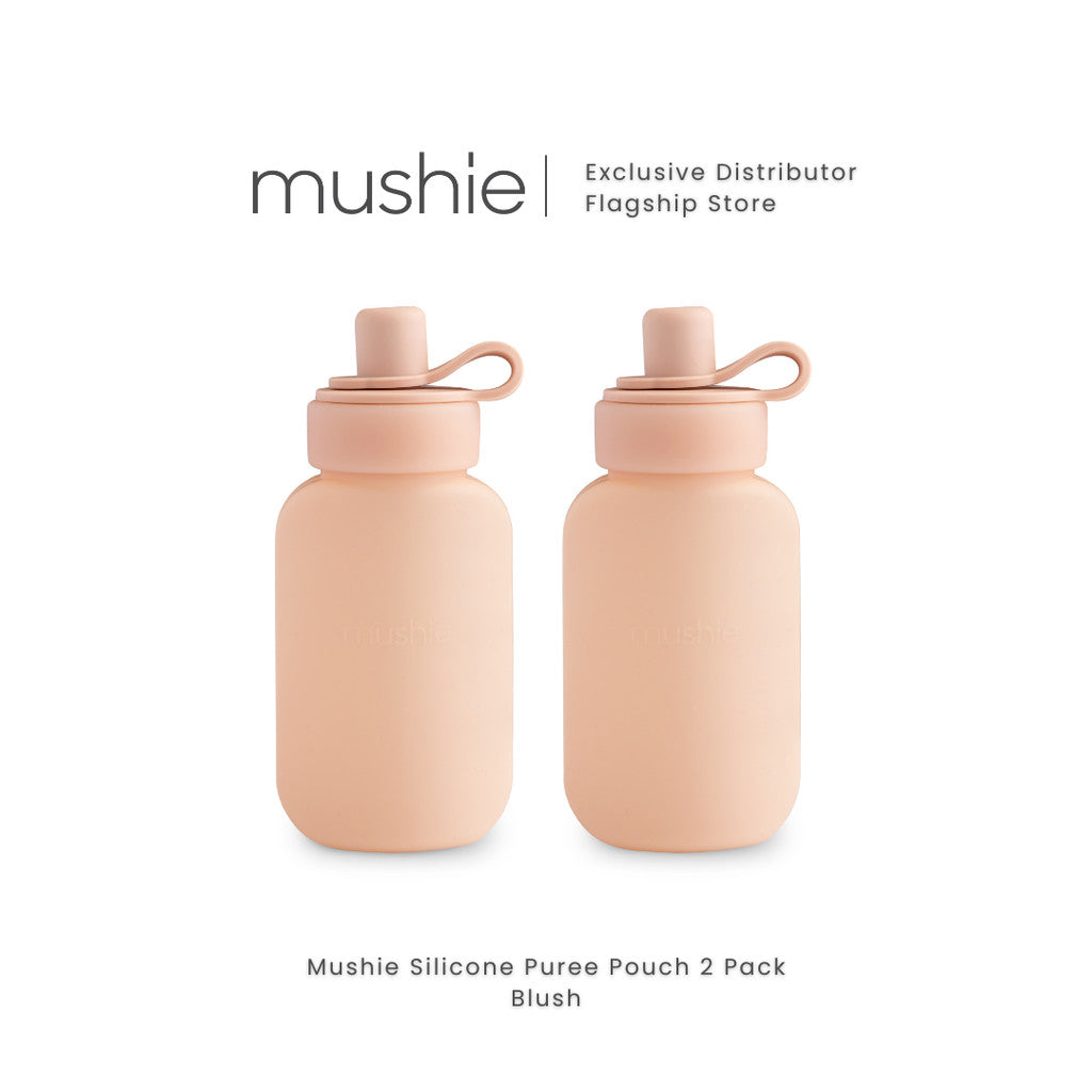 Mushie Silicone Puree Pouch 2-Pack