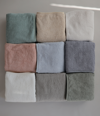 MUSHIE Organic Cotton Baby Hooded Towel