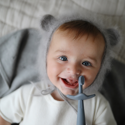 MUSHIE Silicone Training Toothbrush