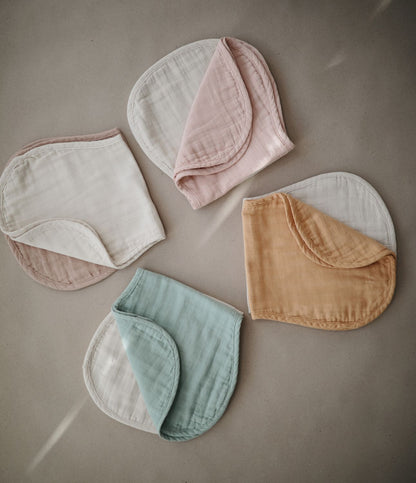 MUSHIE Burp Cloths 2-Pack
