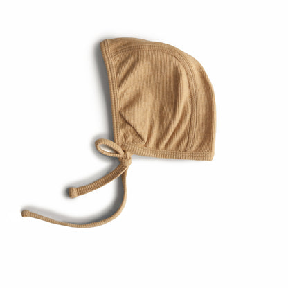 MUSHIE Clothing Ribbed Baby Bonnet