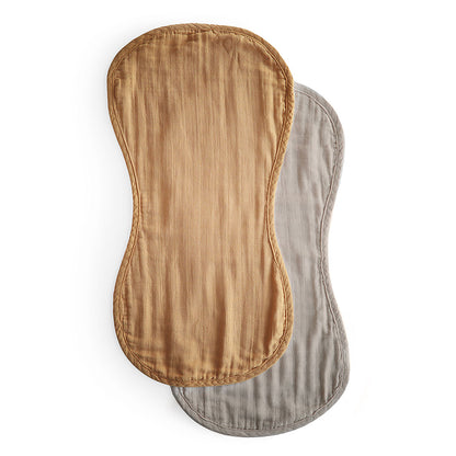 MUSHIE Burp Cloths 2-Pack