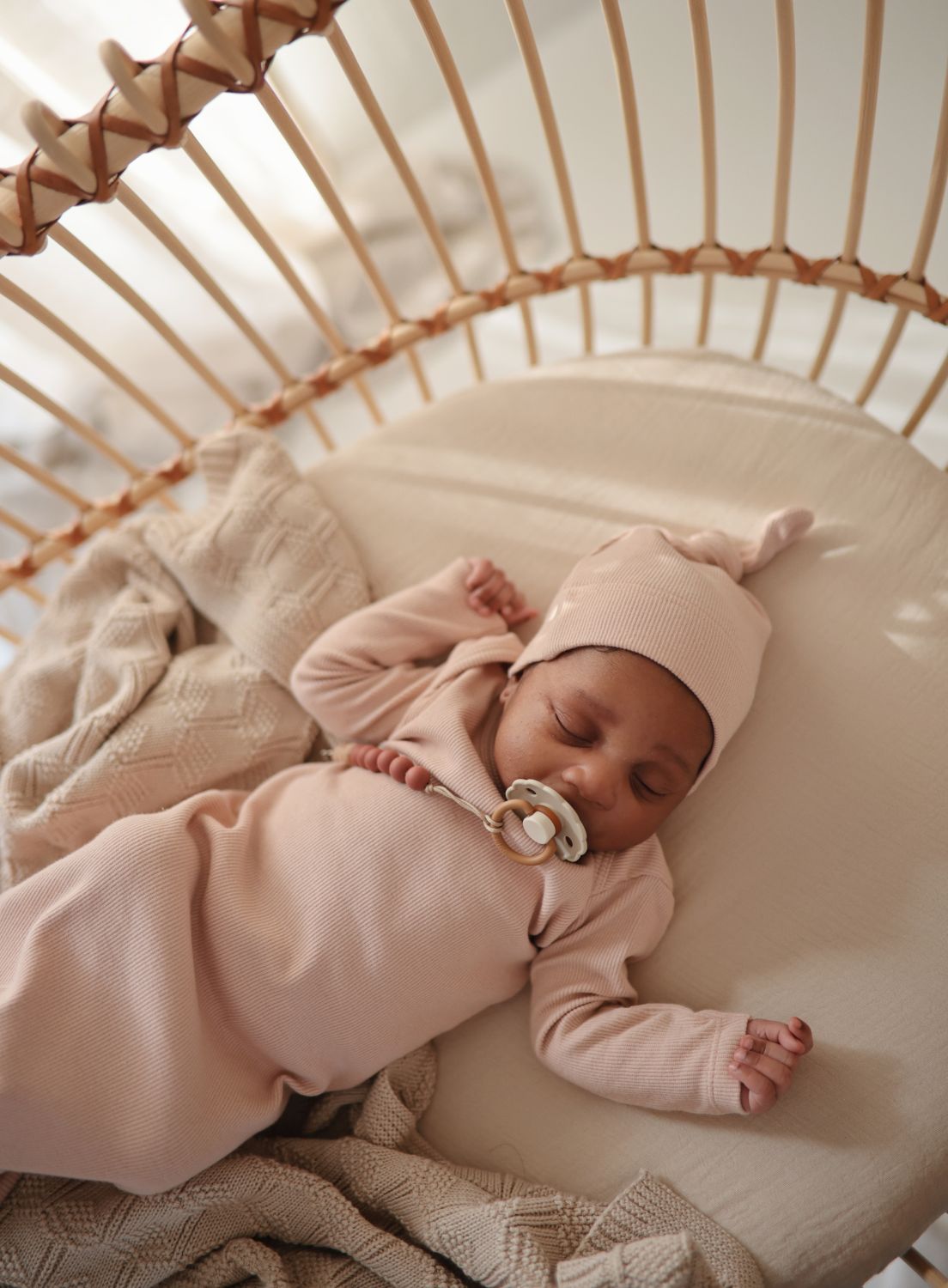 MUSHIE Clothing Ribbed Baby Beanie