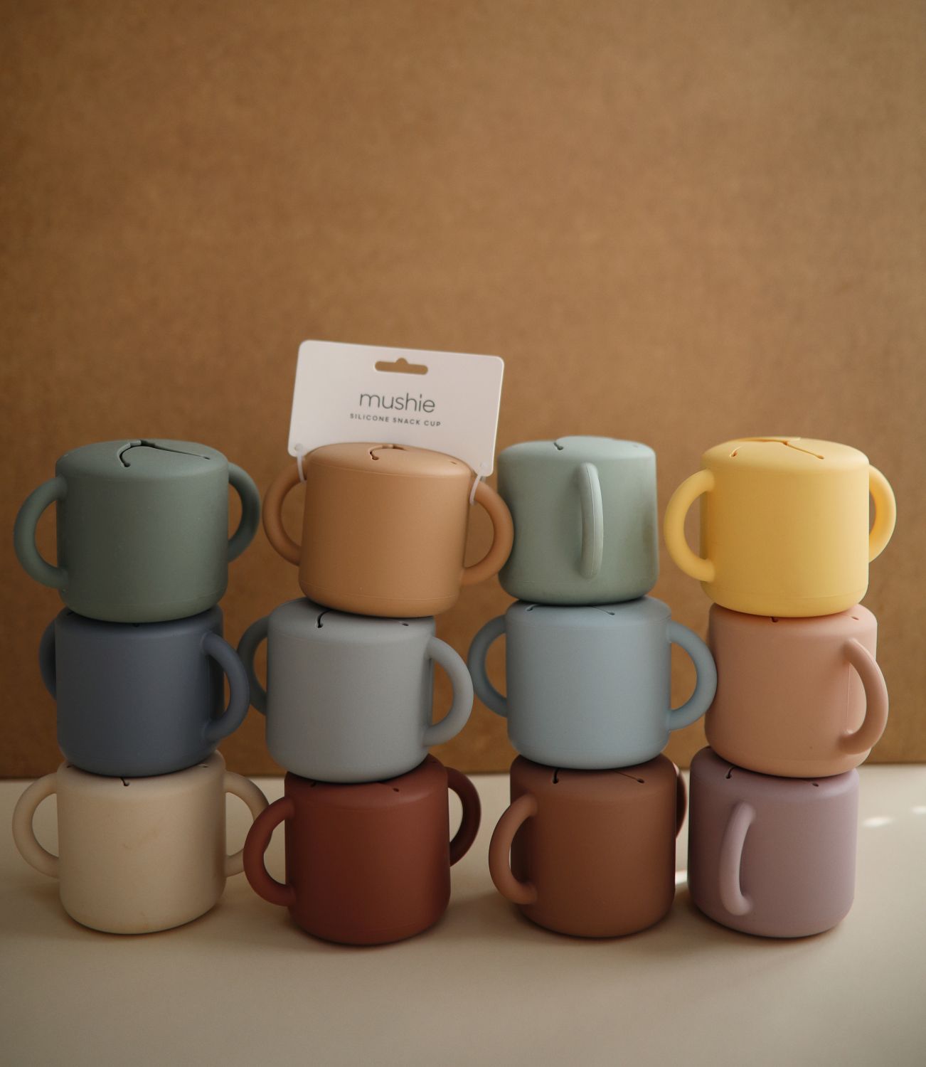 MUSHIE Silicone Snack Cup