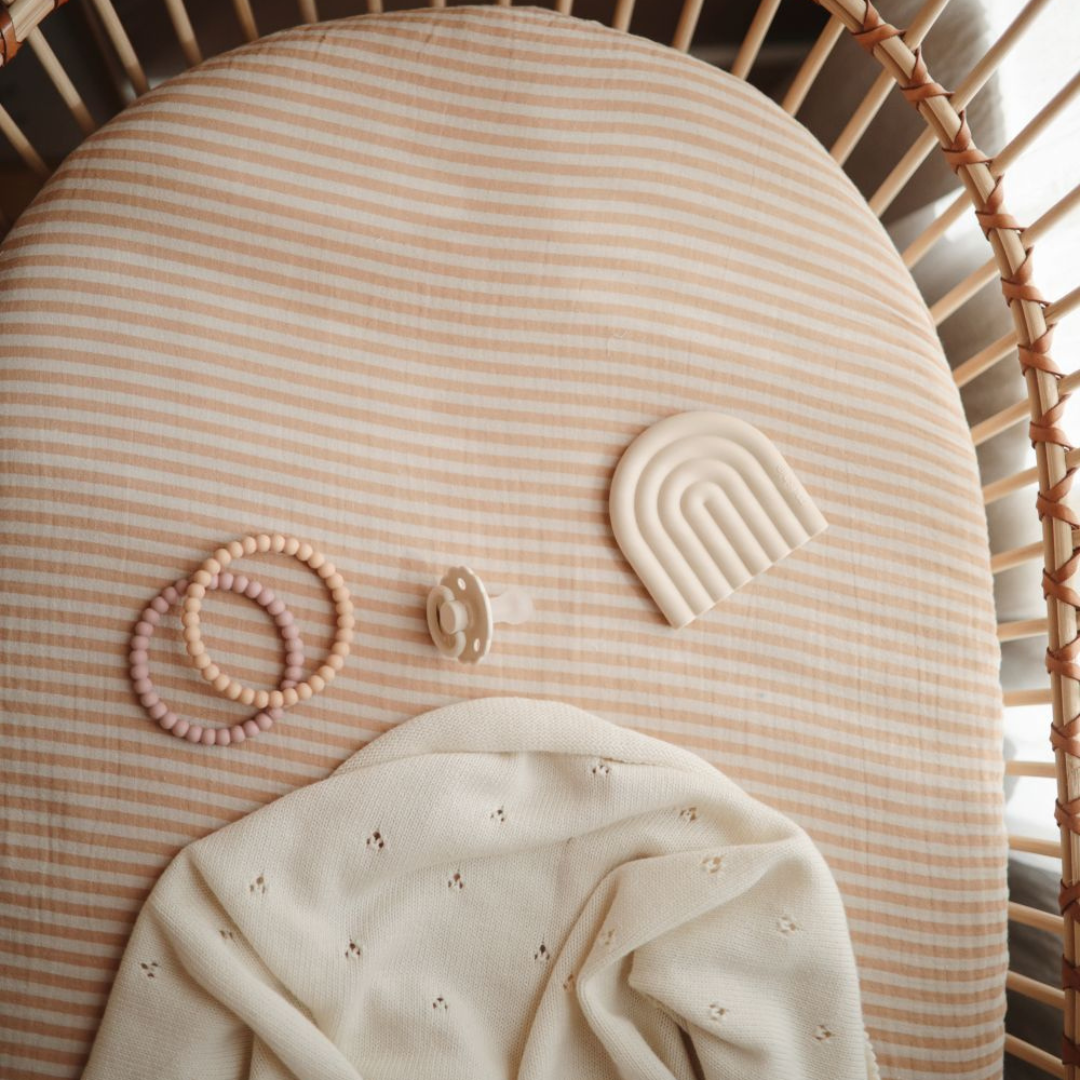 MUSHIE Extra Soft Muslin Crib Sheet