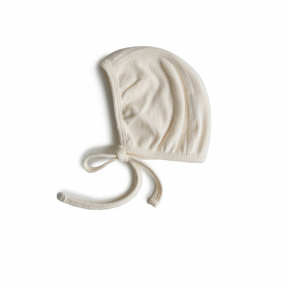 MUSHIE Clothing Ribbed Baby Bonnet