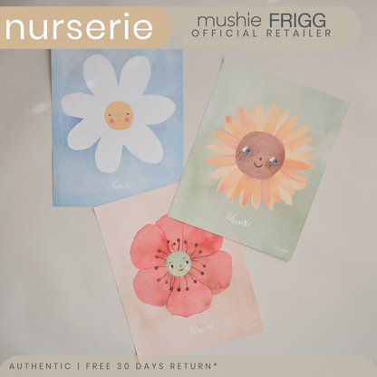 MUSHIE Floral Poster Set (Bloom/Love/Shine)