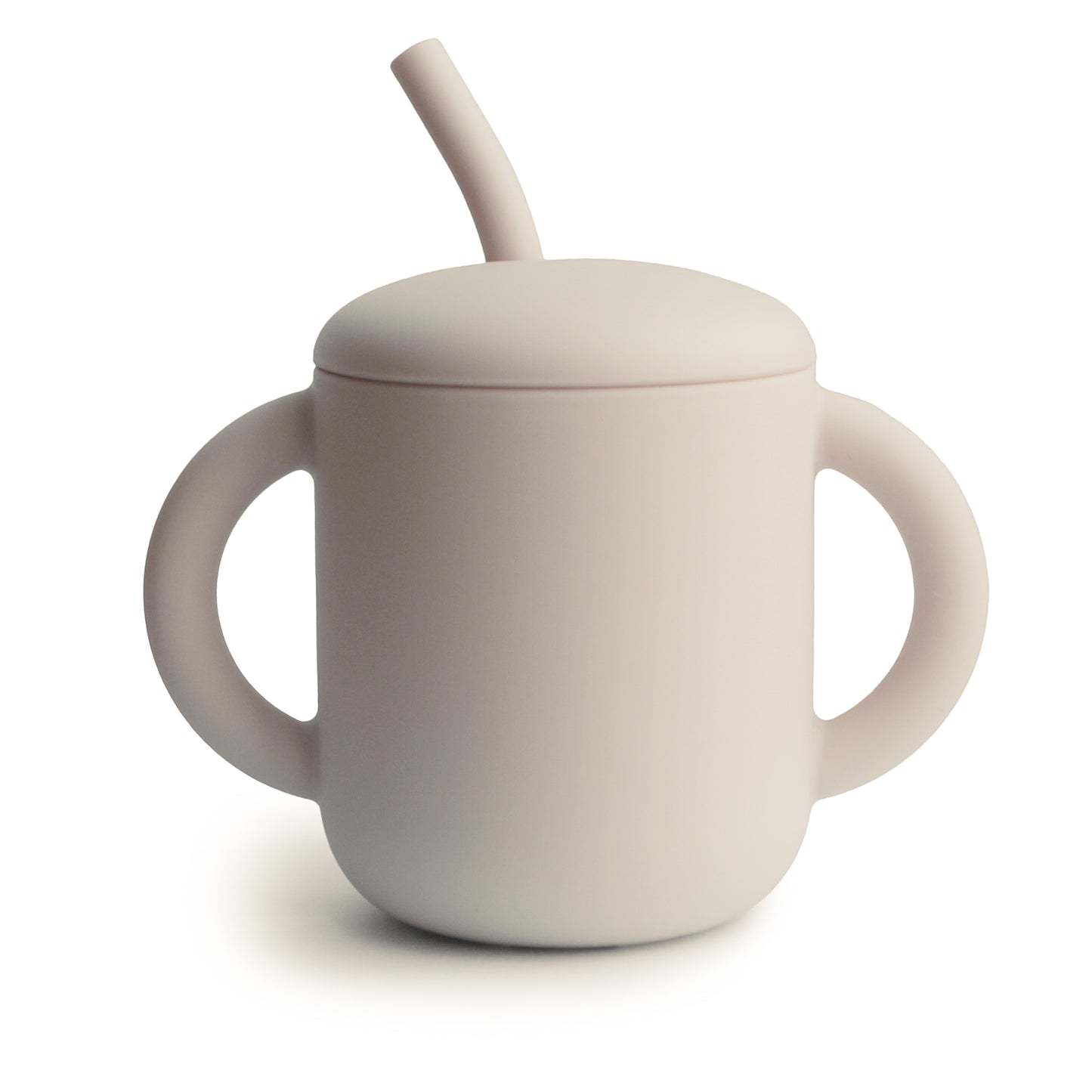 MUSHIE Silicone Training Cup + Straw