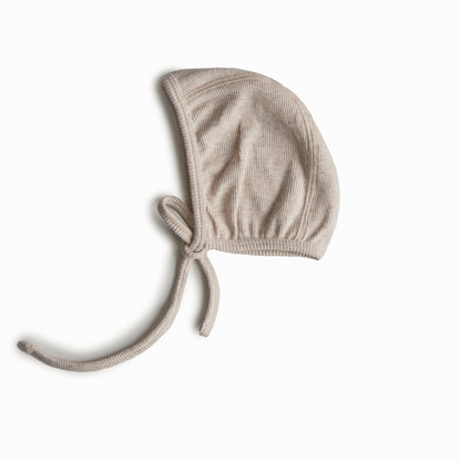 MUSHIE Clothing Ribbed Baby Bonnet