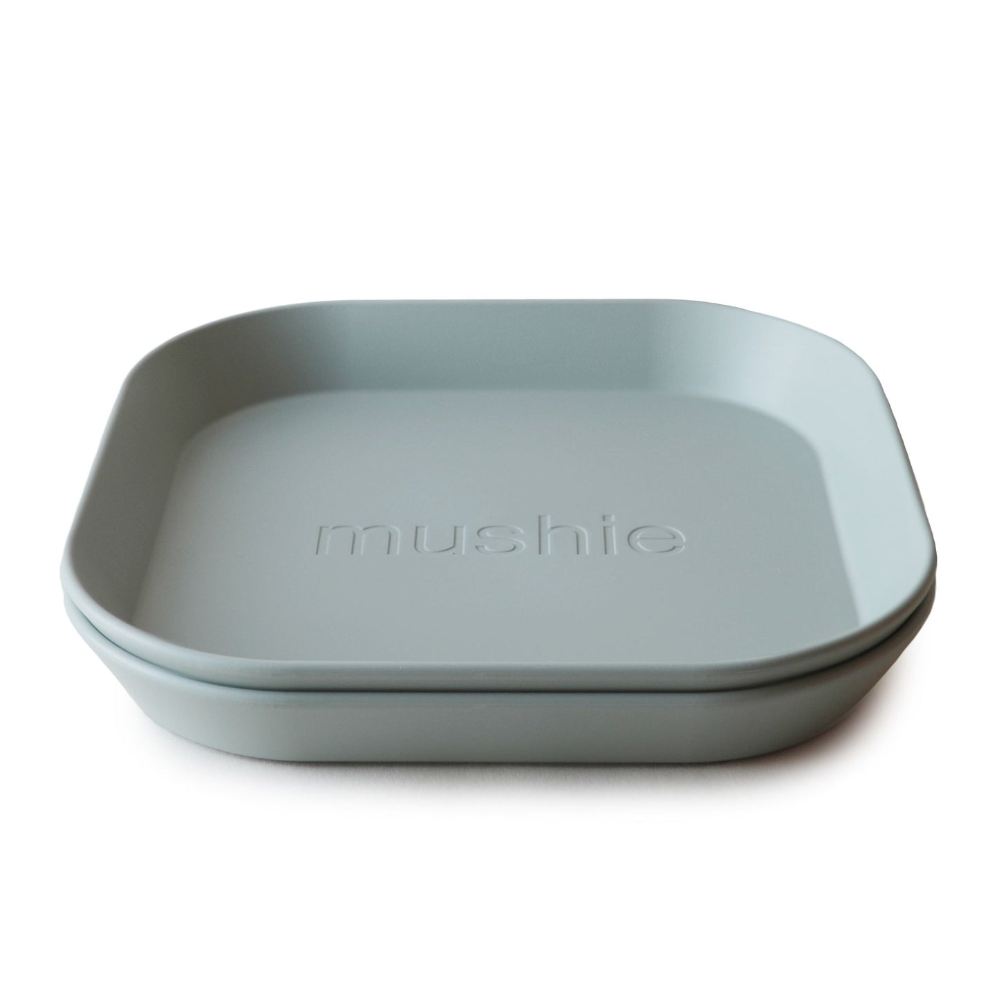 MUSHIE Square Dinnerware Plates, Set of 2