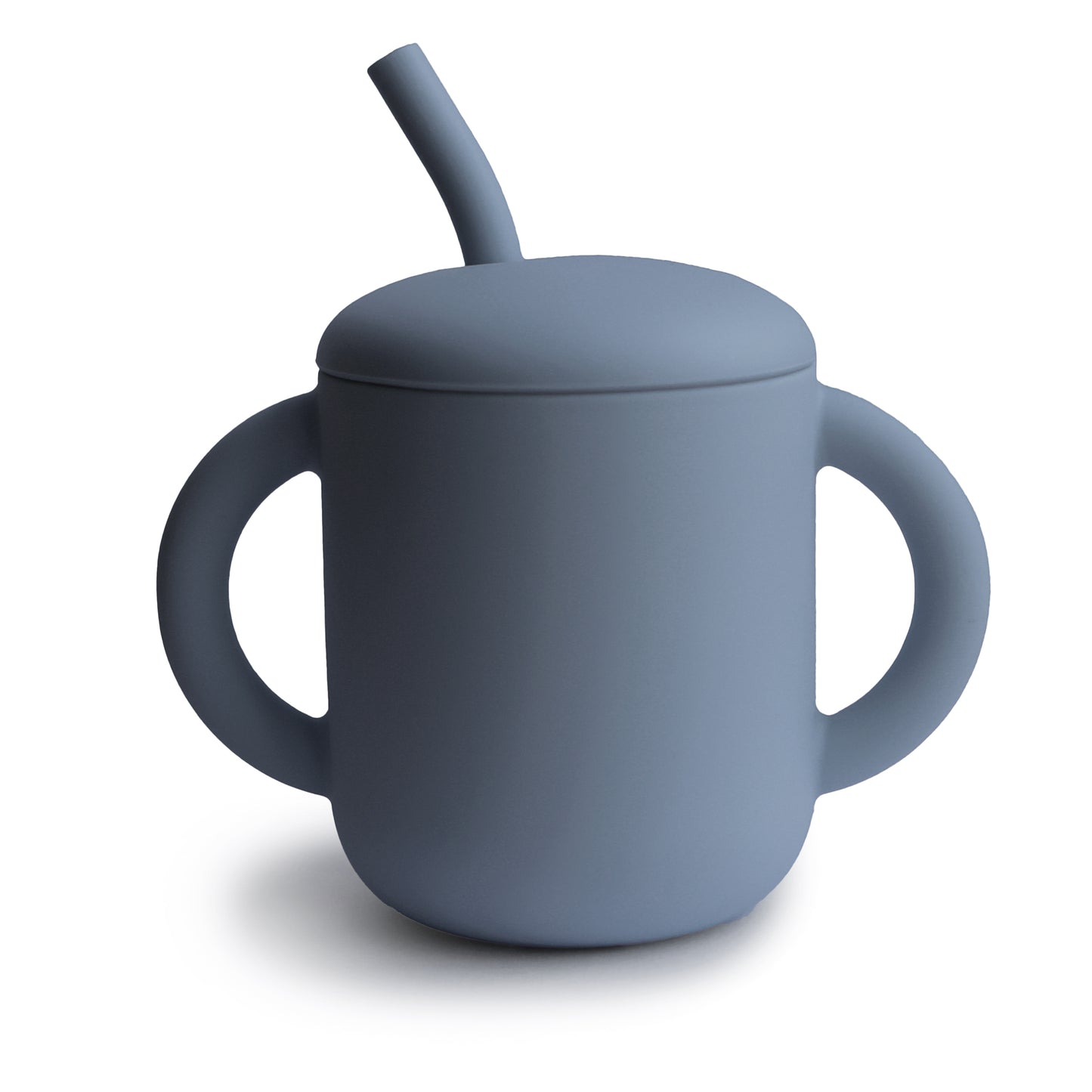 MUSHIE Silicone Training Cup + Straw