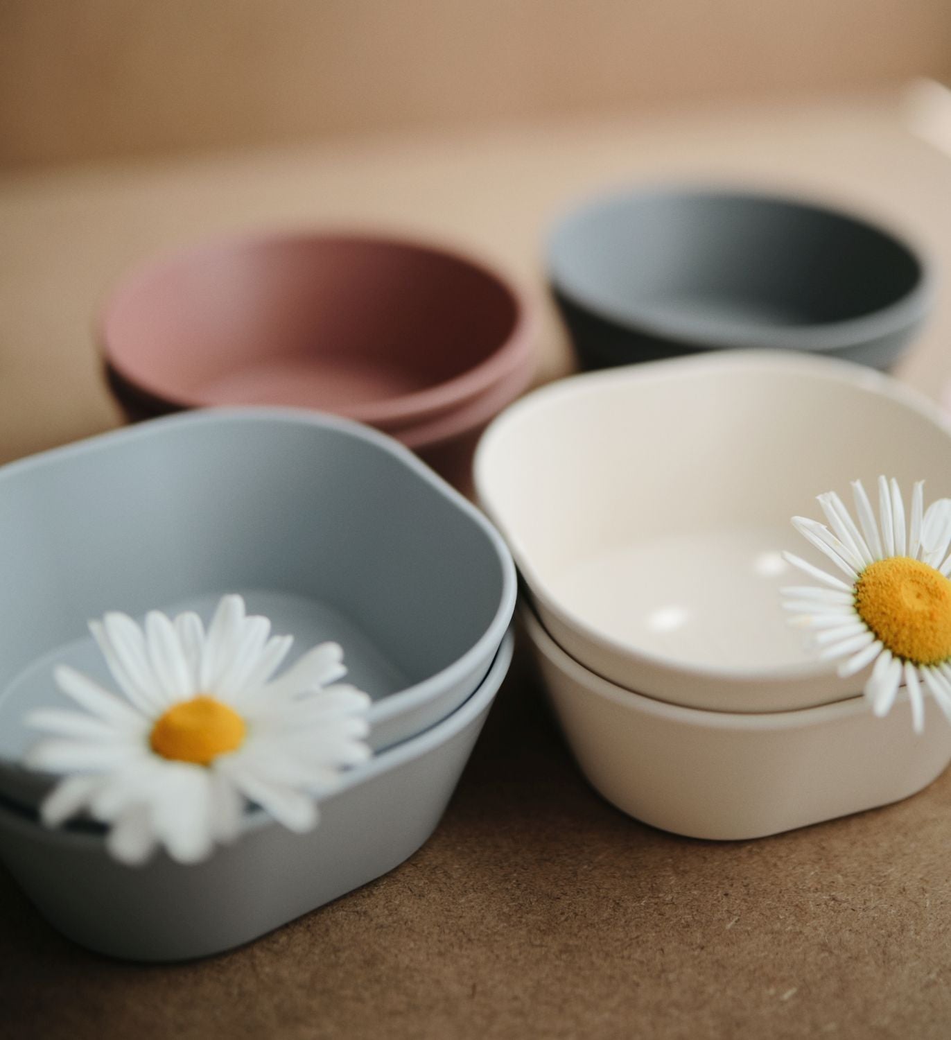 MUSHIE Square Dinnerware Bowl, Set of 2