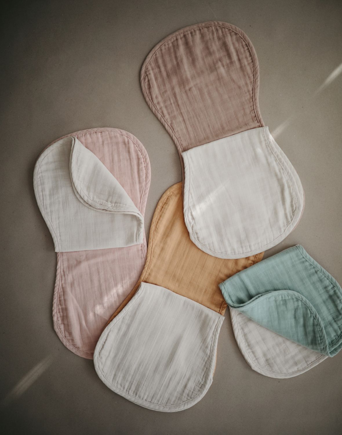 MUSHIE Burp Cloths 2-Pack