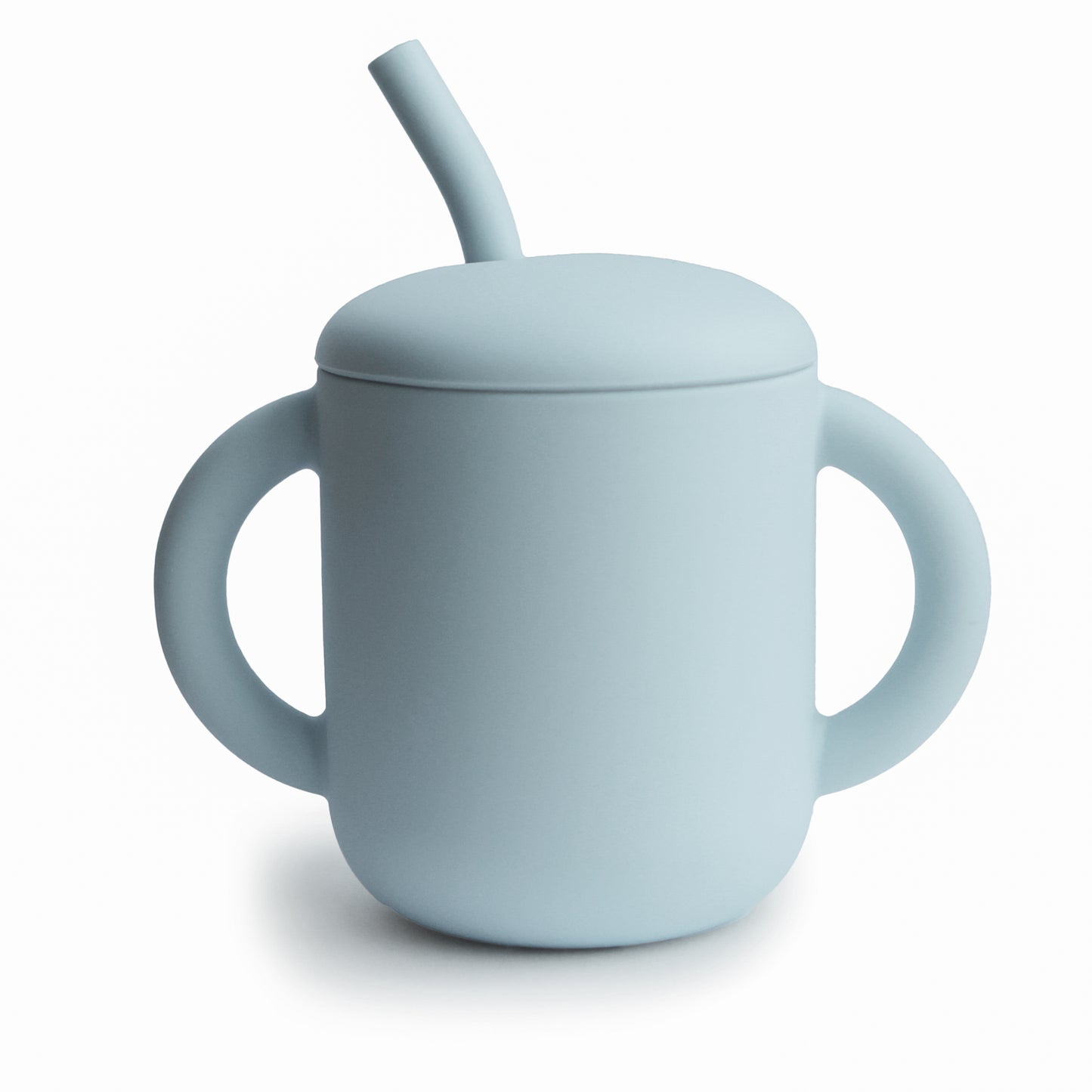 MUSHIE Silicone Training Cup + Straw