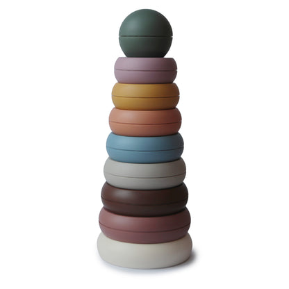 MUSHIE Stacking Rings Ringtower Toy