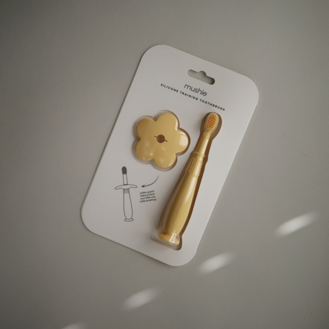 MUSHIE Silicone Training Toothbrush