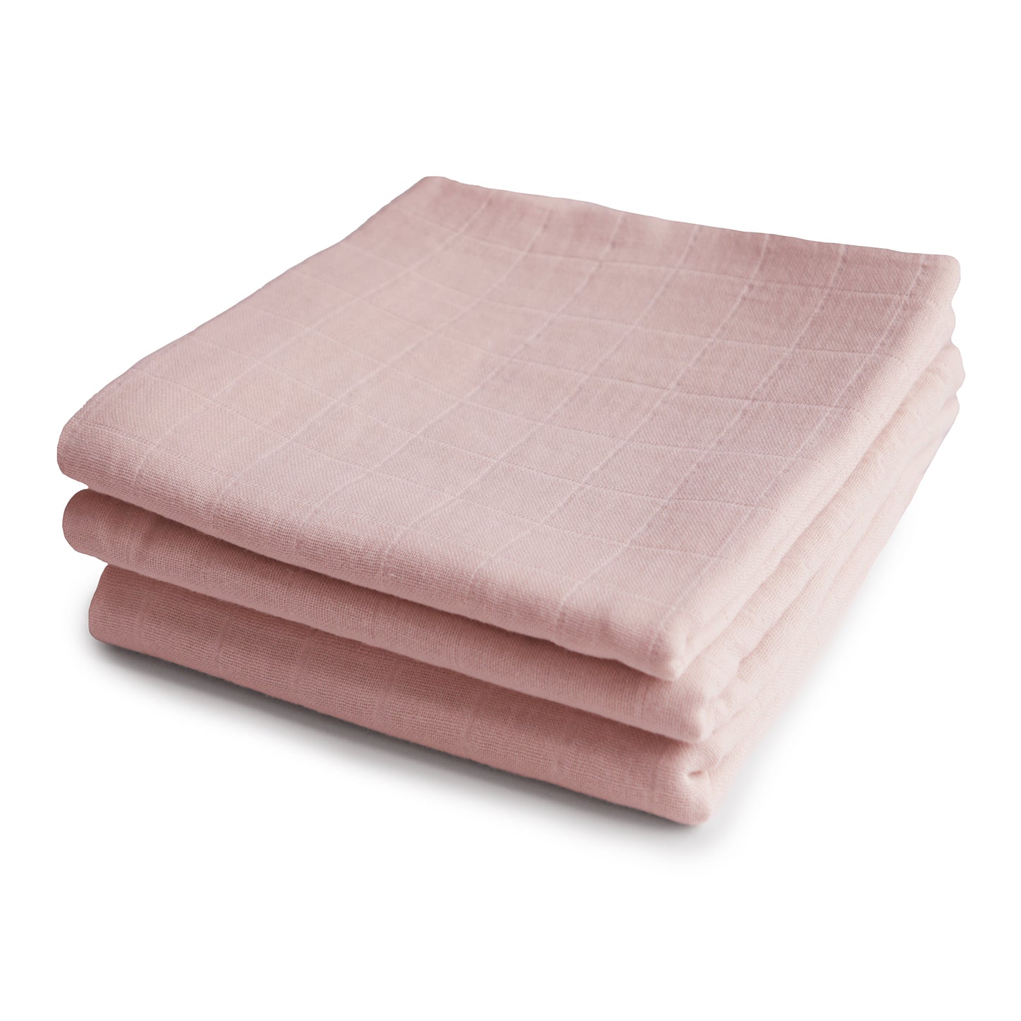 MUSHIE Organic Cotton Muslin Cloths 3-Pack